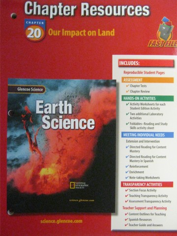 (image for) Glencoe Earth Science Chapter Resources 20 (P) - Click Image to Close