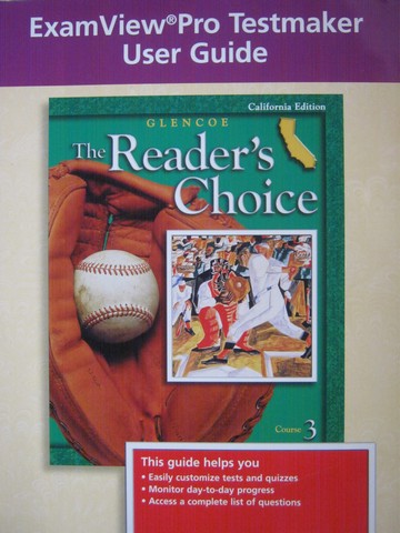 (image for) Reader's Choice Course 3 ExamView Pro Testmaker Guide (CA)(P)