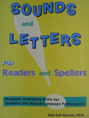 (image for) Sounds & Letters for Readers & Spellers (Spiral) by Greene