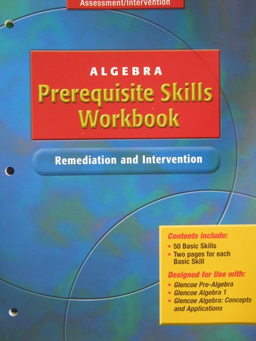 (image for) Algebra Prerequisite Skills Workbook (P)