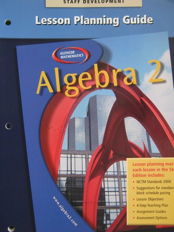 (image for) Algebra 2 Lesson Planning Guide (P)