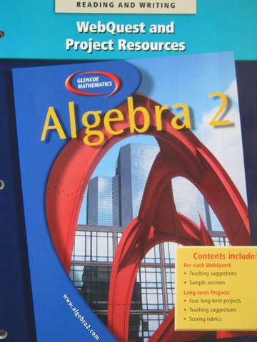 (image for) Algebra 2 WebQuest & Project Resources (P)
