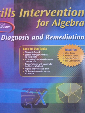 (image for) Skills Intervention for Algebra Diagnosis & Remediation (Binder)