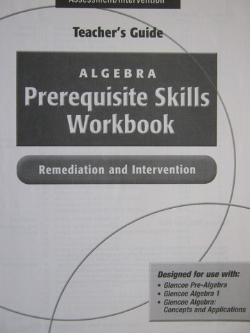 (image for) Algebra Prerequisite Skills Workbook TG (TE)(P)