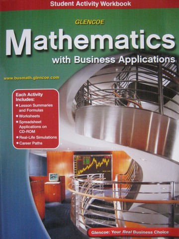 (image for) Mathematics with Business Applications 5th Edition Activity (P) - Click Image to Close