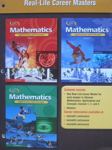 (image for) Mathematics Courses 1 2 3 Real-Life Career Masters (P)
