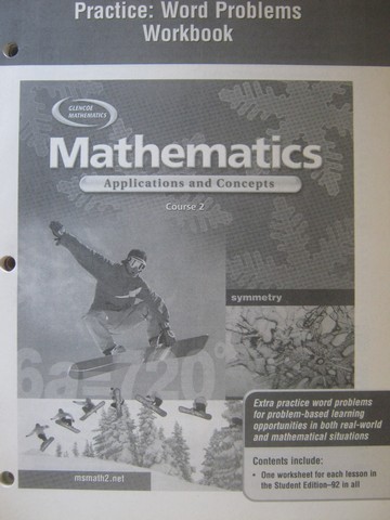 (image for) Mathematics Course 2 Practice Word Problems Workbook (P)