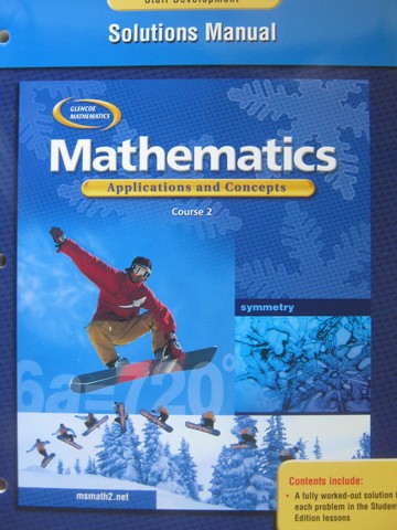 (image for) Mathematics Course 2 Solutions Manual (P)