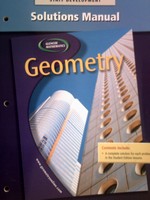 (image for) Glencoe Mathematics Geometry Solutions Manual (P)