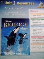 (image for) Biology the Dynamics of Life Unit 3 Resources (P)