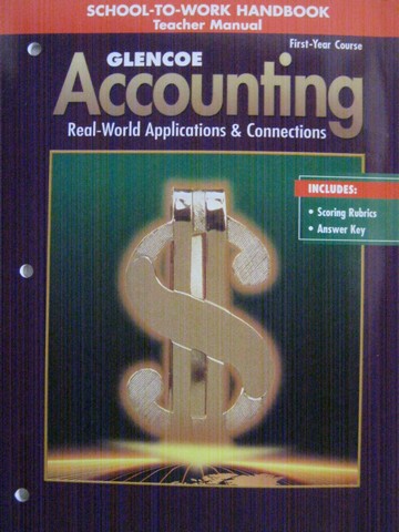 (image for) Accounting 1st-Year Course 5e School-to-Work Handbook TM (P)