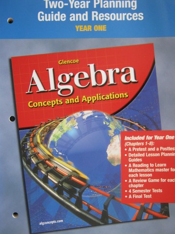 (image for) Glencoe Algebra Two-Year Planning Guide & Resources Year 1 (P)