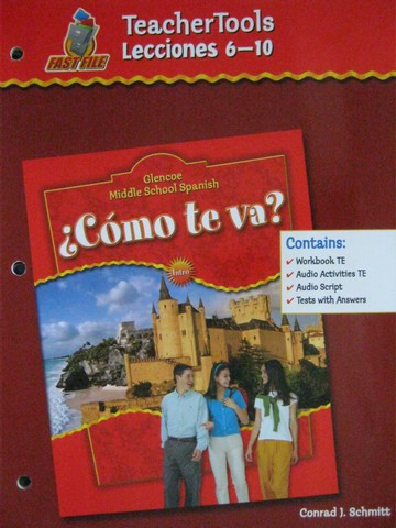 (image for) Como te va? Intro TeacherTools Lecciones 6-10 (TE)(P) by Schmitt