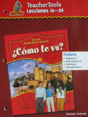 (image for) Como te va? Intro TeacherTools Lecciones 16-20 (TE)(P)