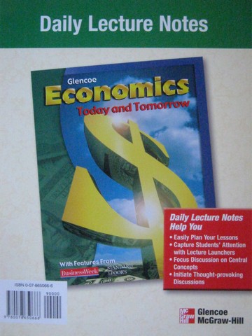 (image for) Economics Today & Tomorrow Daily Lecture Notes (Spiral)