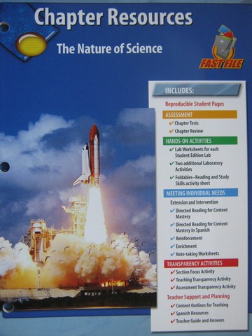 (image for) Glencoe Physical Science Chapter Resources Nature of Science (P)