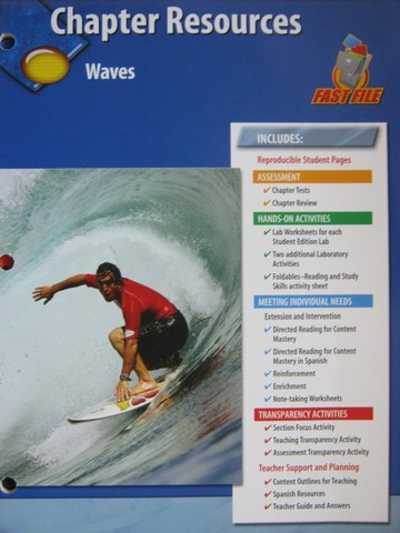 (image for) Glencoe Physical Science Chapter Resources Waves (P)