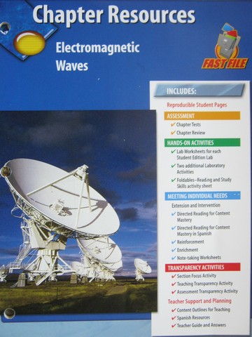 (image for) Glencoe Physical Science Chapter Resources Electromagnetic (P)