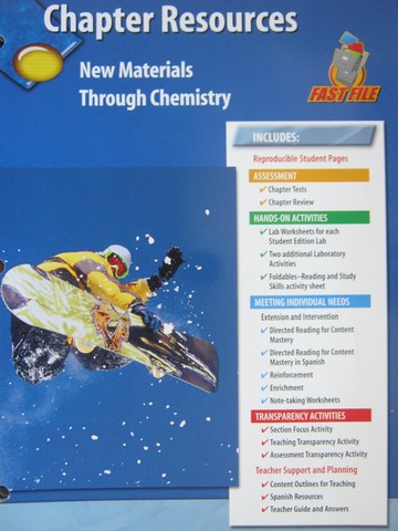 (image for) Glencoe Physical Science Chapter Resources New Materials (P)