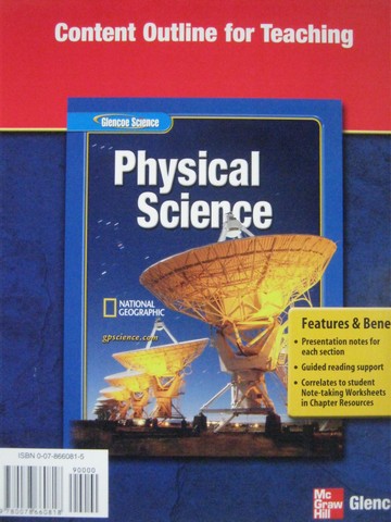 (image for) Glencoe Physical Science Content Outline for Teaching (Spiral)