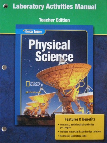 (image for) Glencoe Physical Science Laboratory Activities Manual TE (TE)(P)