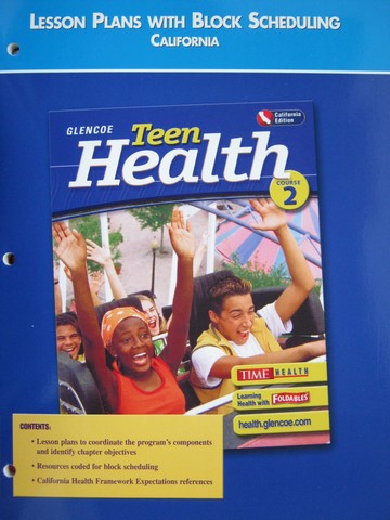 (image for) Teen Health 2 Lesson Plans with Block Scheduling (CA)(P)