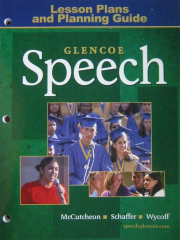 (image for) Glencoe Speech Lesson Plans & Planning Guide (P) by McCutcheon,