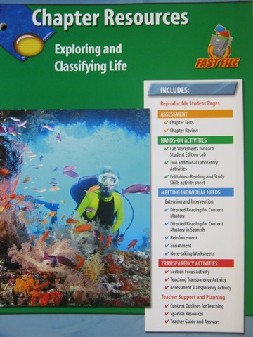 (image for) Glencoe Science Chapter Resources Exploring & Classifying (P)