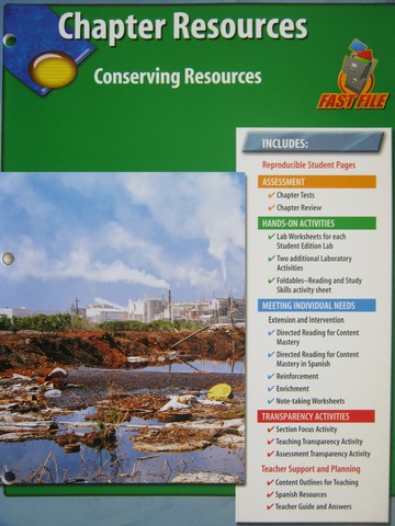 (image for) Glencoe Science Conserving Resources Chapter Resources (P)