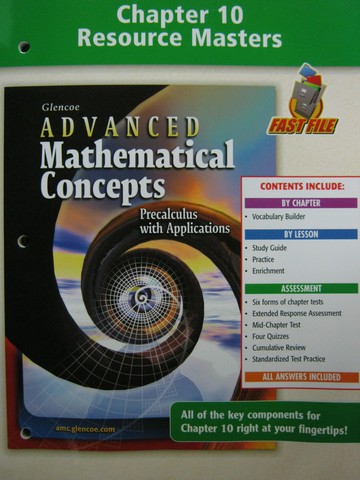 (image for) Advanced Mathematical Concepts Chapter 10 Resource (P)