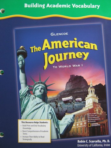 (image for) American Journey To World War 1 Building Academic Vocabulary (P)