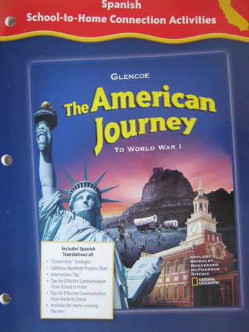 (image for) American Journey Spanish School-to-Home Connection (CA)(P)