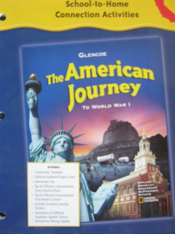(image for) American Journey School-to-Home Connection Activities (CA)(P)