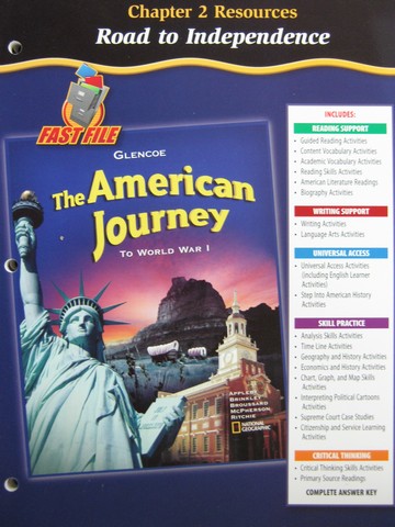 (image for) American Journey To World War 1 Chapter 2 Resources (P)
