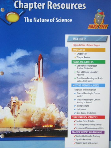 (image for) Glencoe Physical Science Chapter Resources Nature of Science (P)