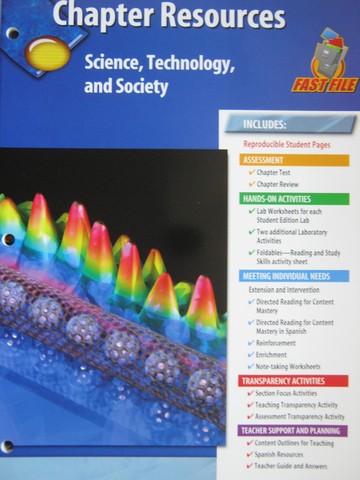 (image for) Glencoe Physical Science Chapter Resources Science Tech (P)