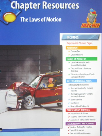 (image for) Glencoe Physical Science Chapter Resources Laws of Motion (P)