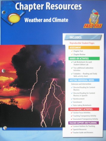 (image for) Glencoe Physical Science Chapter Resources Weather & Climate (P)