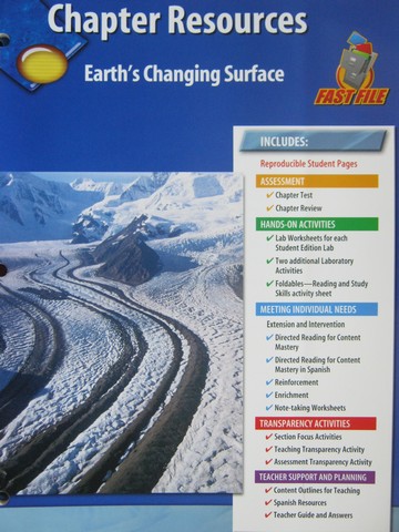 (image for) Glencoe Physical Science Chapter Resources Earth's Changing (P)