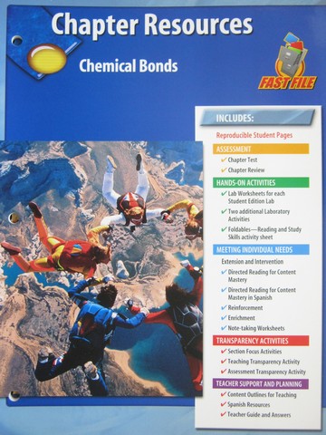 (image for) Glencoe Physical Science Chapter Resources Chemical Bonds (P)