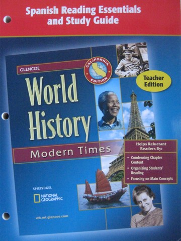 (image for) World History Modern Times Spanish Reading Essentials (CA)(TE)(P