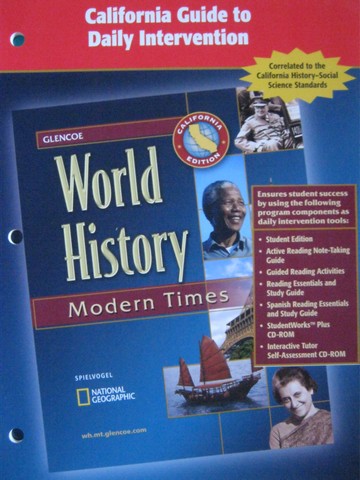 (image for) World History Modern Times Guide to Daily Intervention (CA)(P)