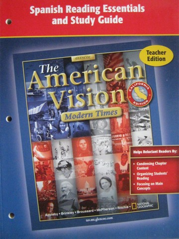 (image for) American Vision Spanish Reading Essentials & Study (CA)(TE)(P)