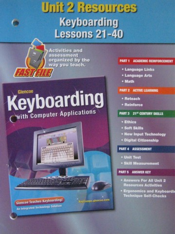(image for) Keyboarding with Computer Applications Unit 2 Resources (P)