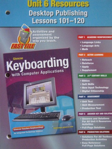 (image for) Keyboarding with Computer Applications Unit 6 Resources (P)