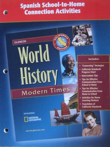 (image for) World History Modern Times Spanish School-to-Home Connection (P)