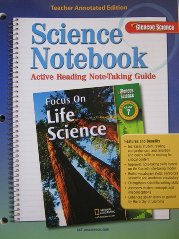 (image for) Focus on Life Science Science Notebook TAE (CA)(TE)(P)