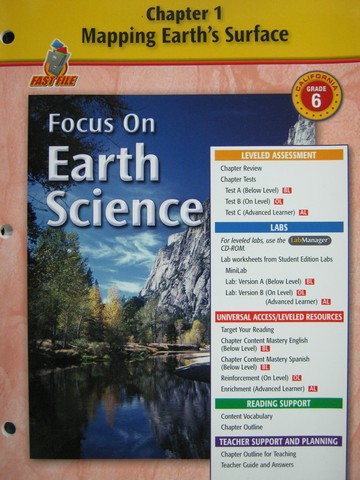 (image for) Focus on Earth Science Chapter Resources 1 (CA)(P)