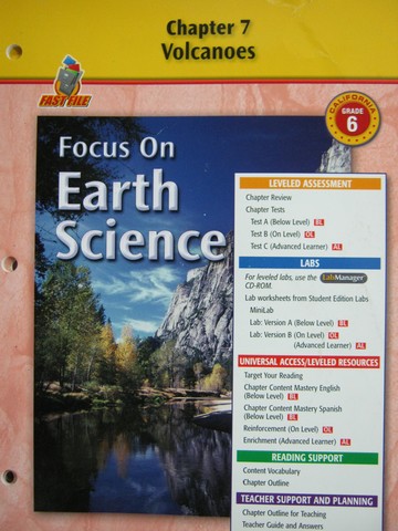 (image for) Focus on Earth Science Chapter Resources 7 (CA)(P)