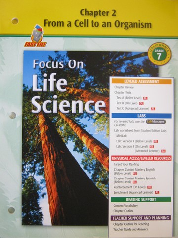 (image for) Focus on Life Science Chapter Resources 2 (CA)(P)